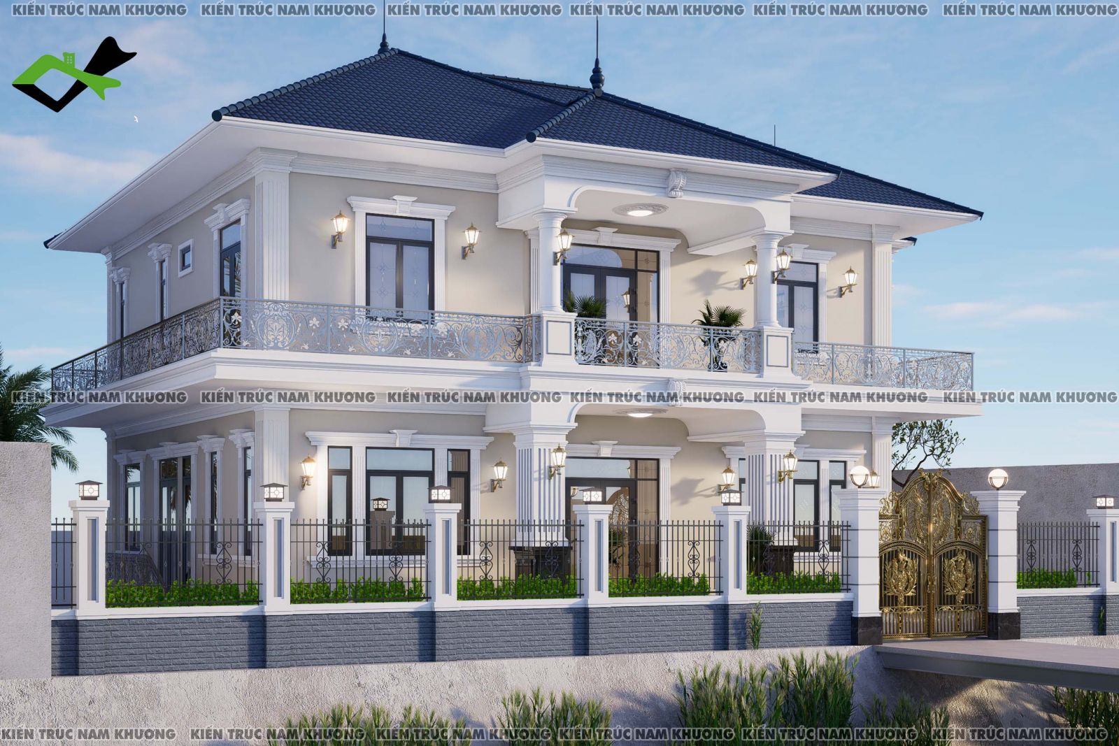 Thiết kế biệt thự mái nhật