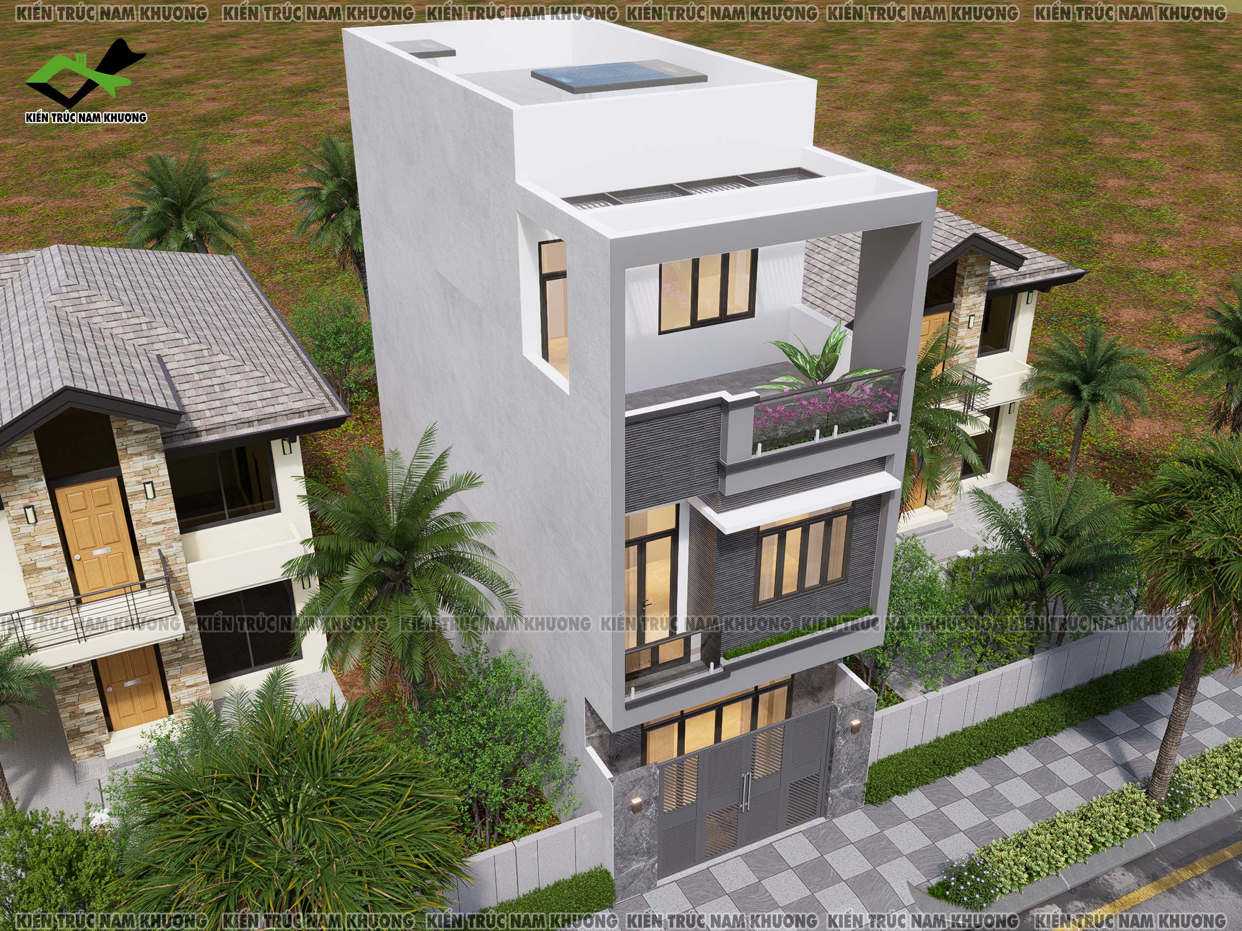 Thiết kế nhà đẹp 5 mét 