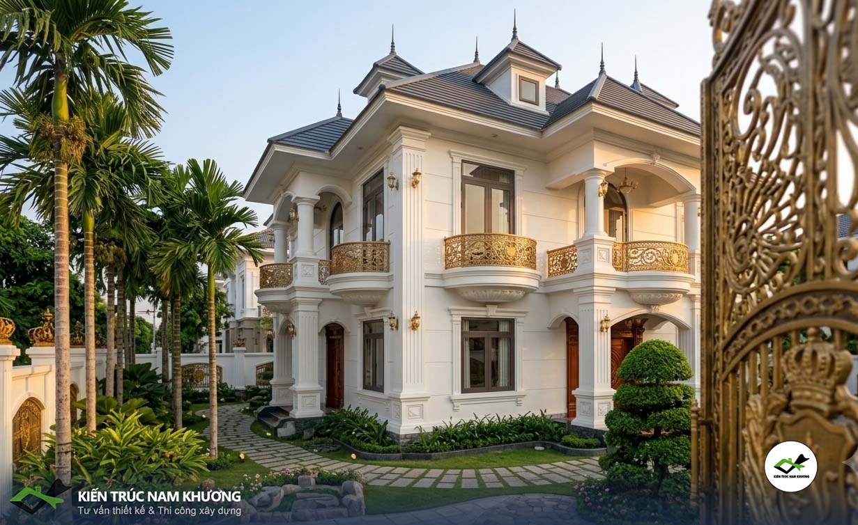 Mẫu nhà mái nhật 2 tầng đẹp