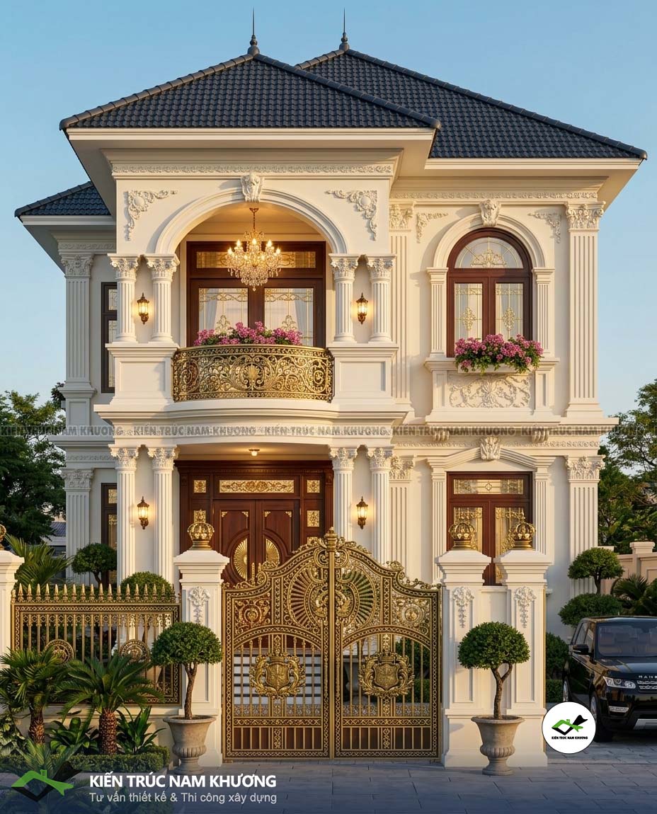 Mẫu nhà mái nhật 2 tầng đẹp