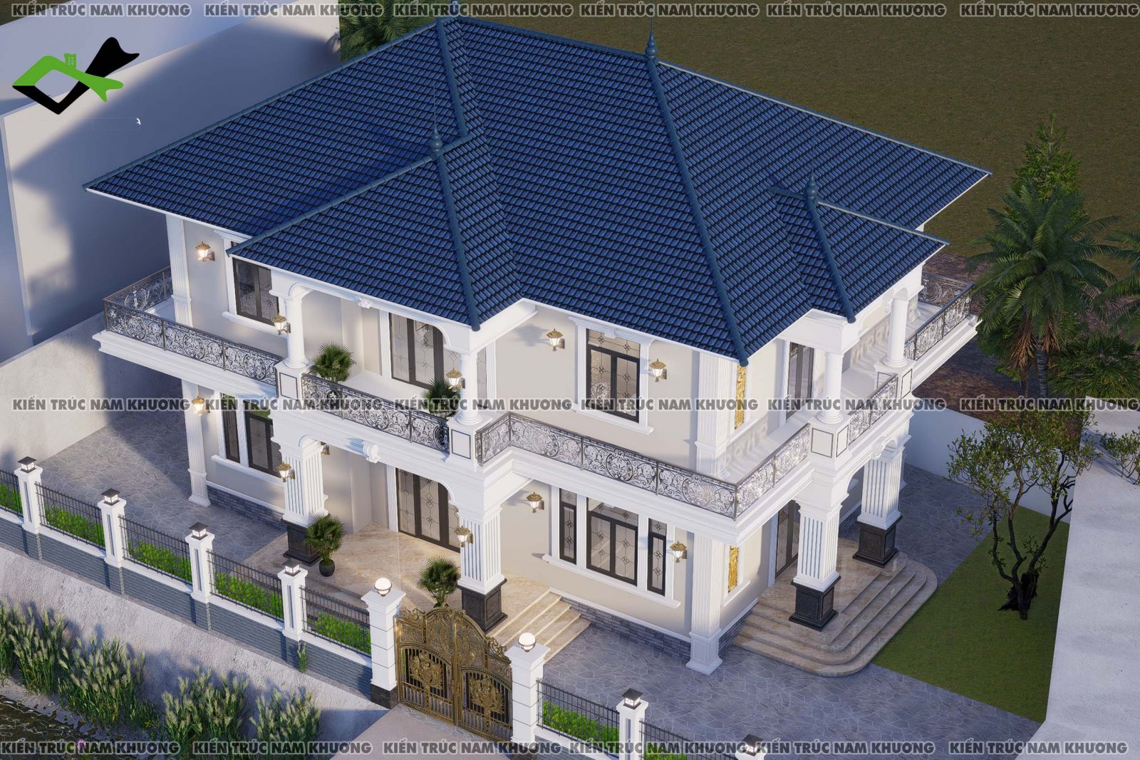 thiết kế biệt thự tân cổ điển
