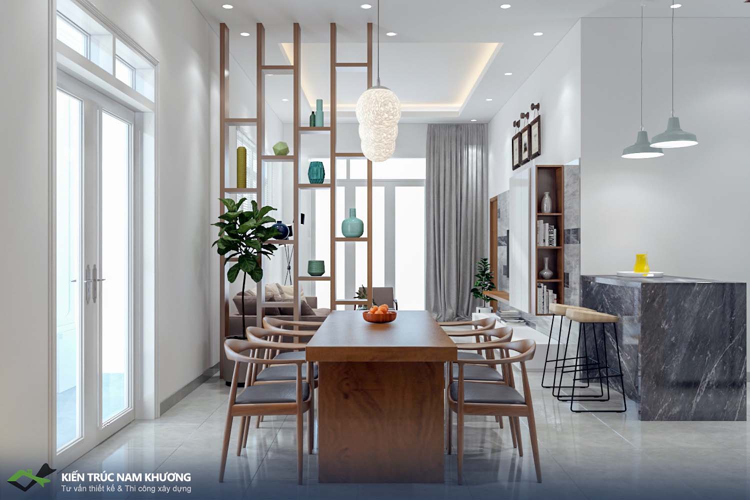 Thiết kế nội thất khu vực ăn