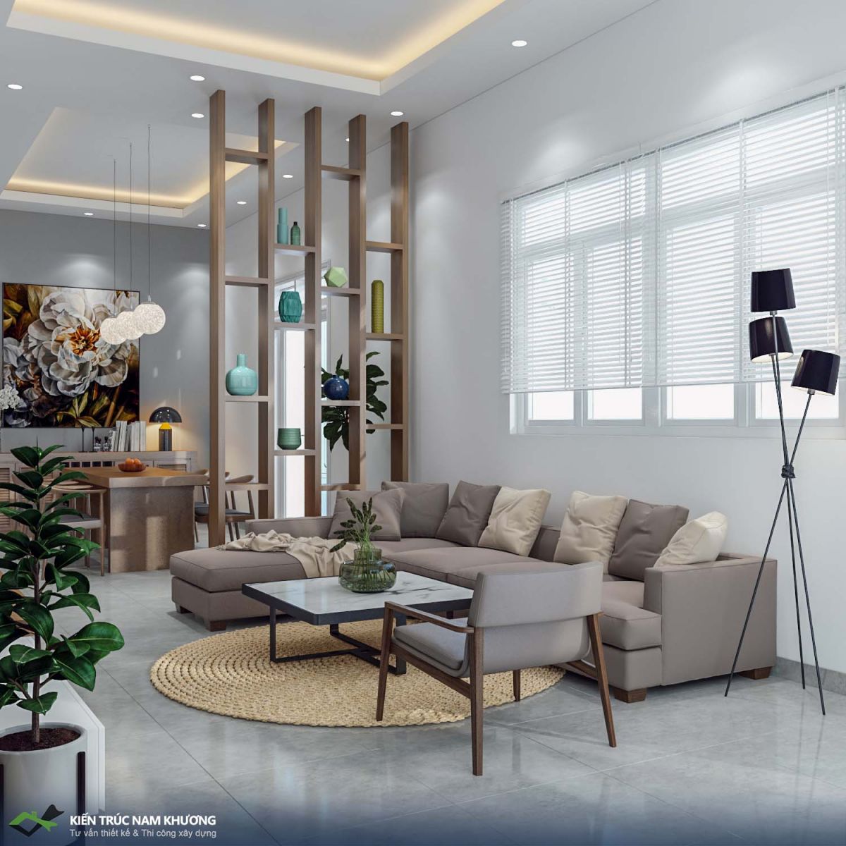 Thiết kế nội thất phòng khách