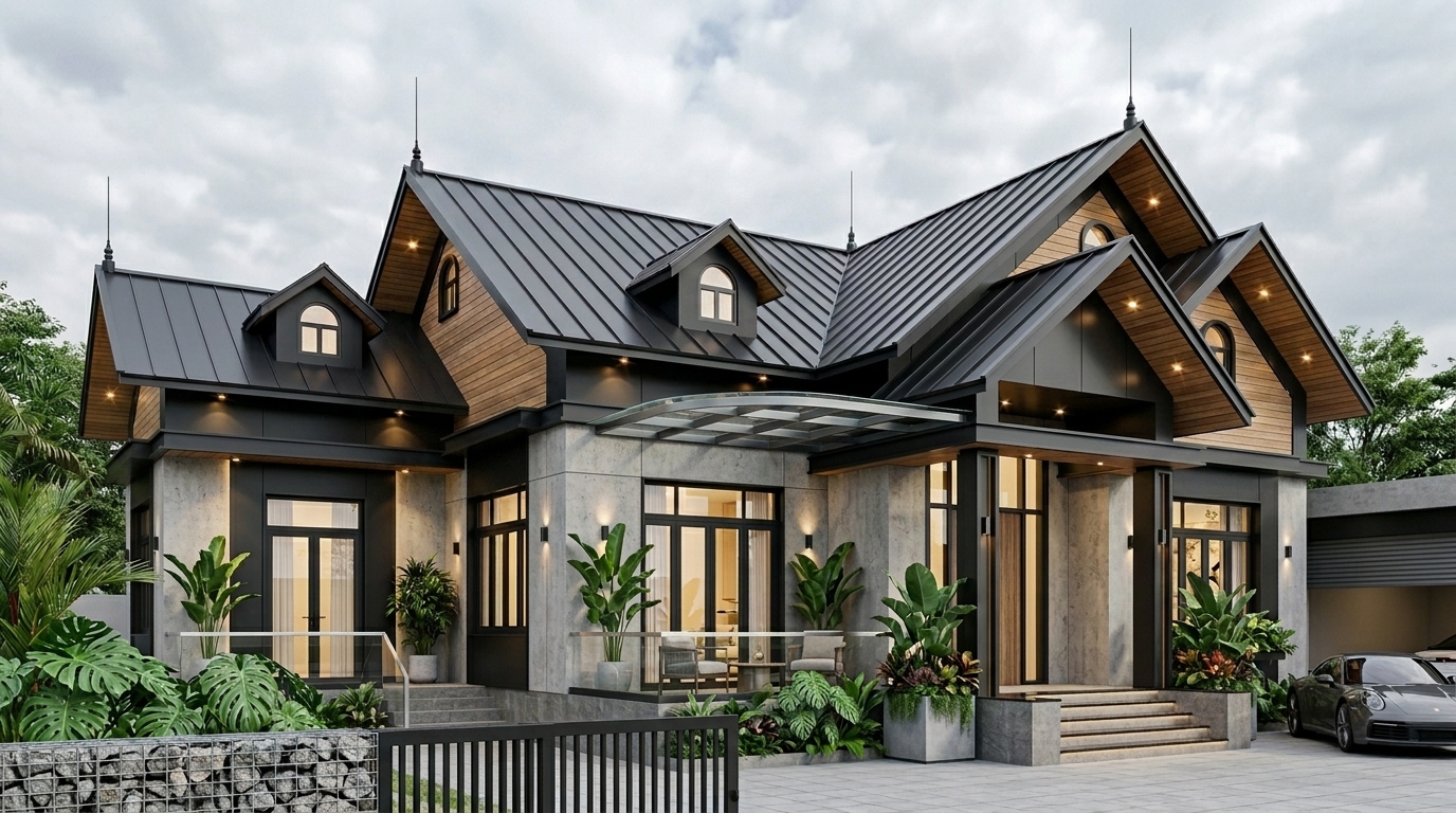 Thiết kế nhà cấp 4 tại Phú An