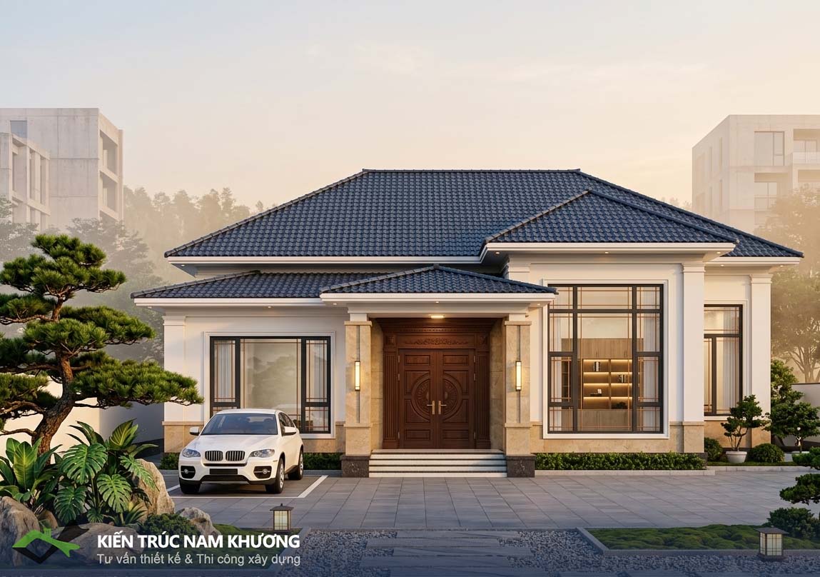 Mẫu Thiết Kế Nhà Mái Nhật Đẹp 