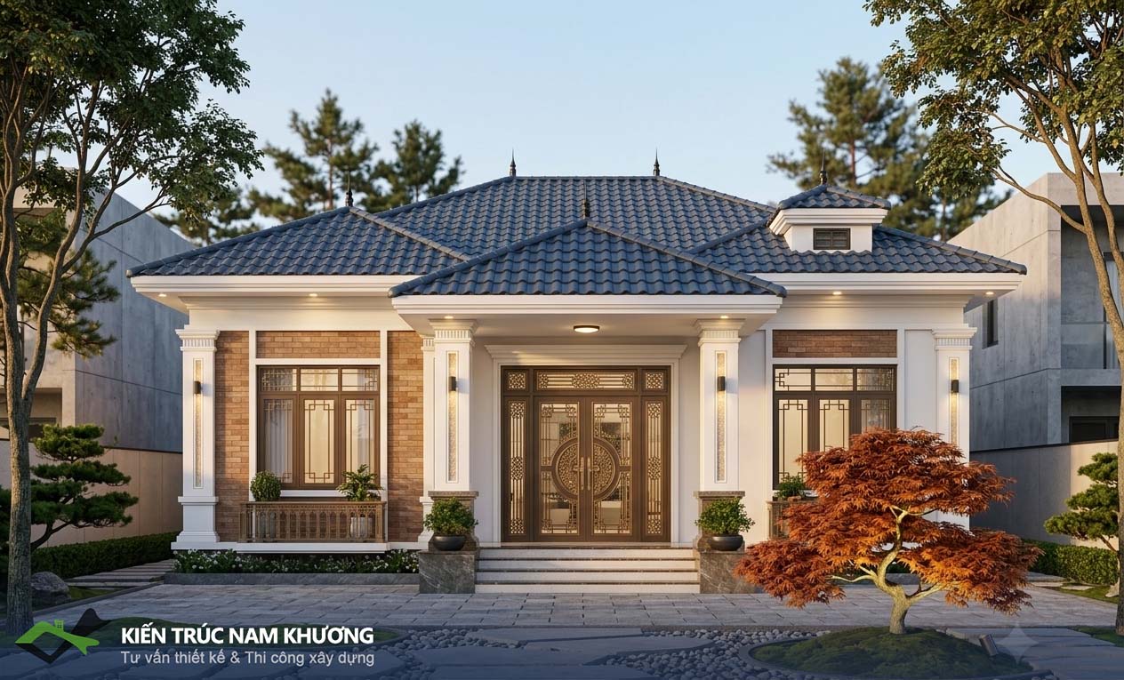Mẫu Thiết Kế Nhà Mái Nhật Đẹp 