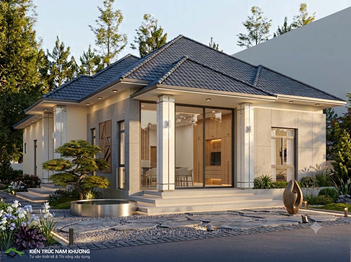 Mẫu Thiết Kế Nhà Mái Nhật Đẹp 