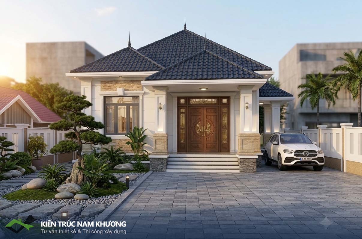 Mẫu Thiết Kế Nhà Mái Nhật Đẹp 