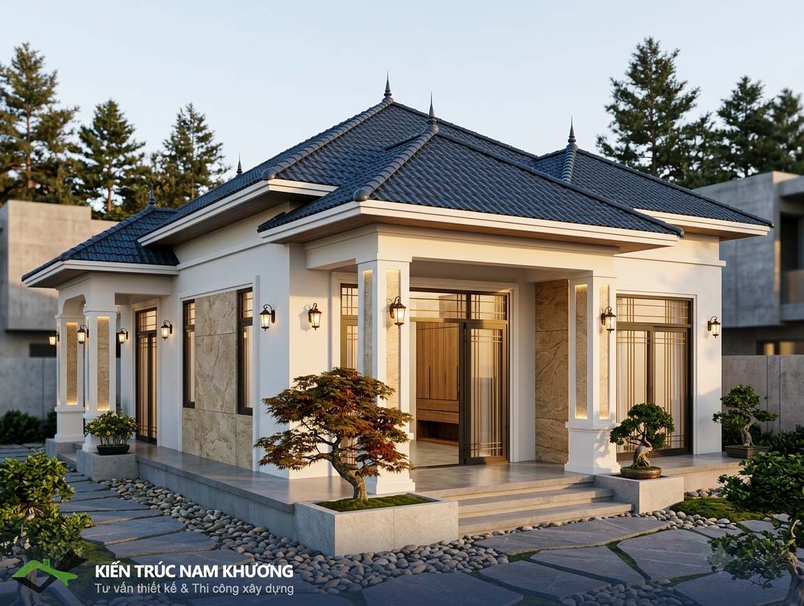 Mẫu Thiết Kế Nhà Mái Nhật Đẹp 