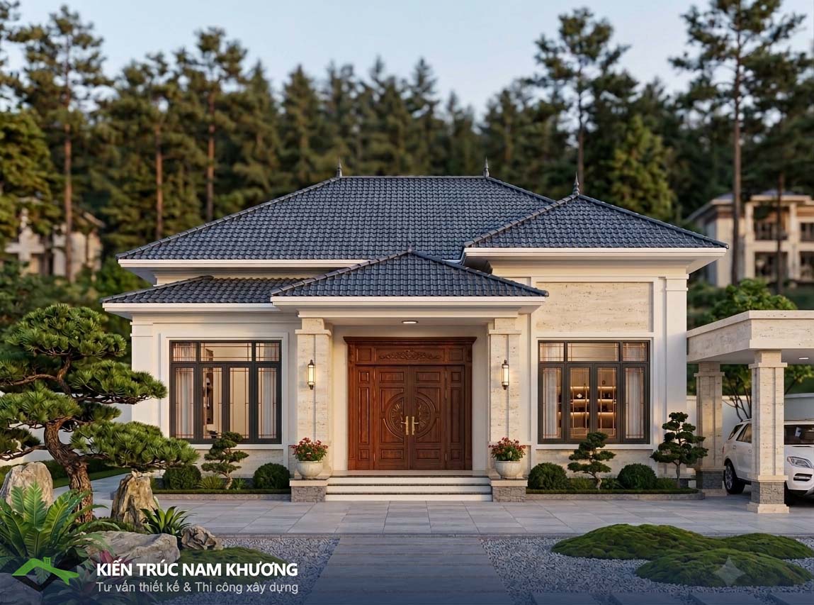 Mẫu Thiết Kế Nhà Mái Nhật Đẹp 