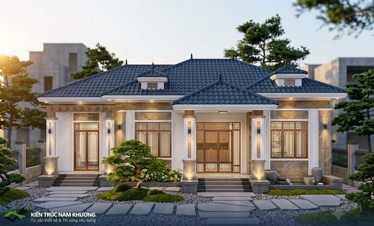 Mẫu Thiết Kế Nhà Mái Nhật Đẹp 