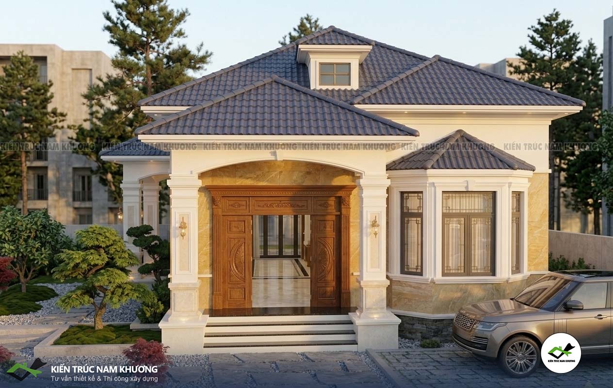 Thiết kế nhà mái Nhật đẹp 