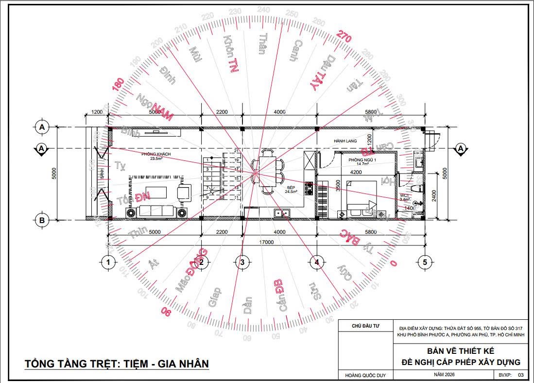Thiết kế phong thủy nhà ở
