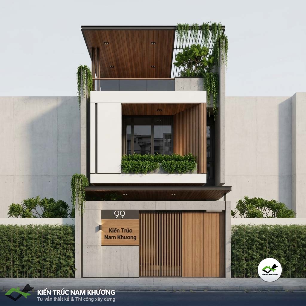 Thiết kế nhà phố hiện đại