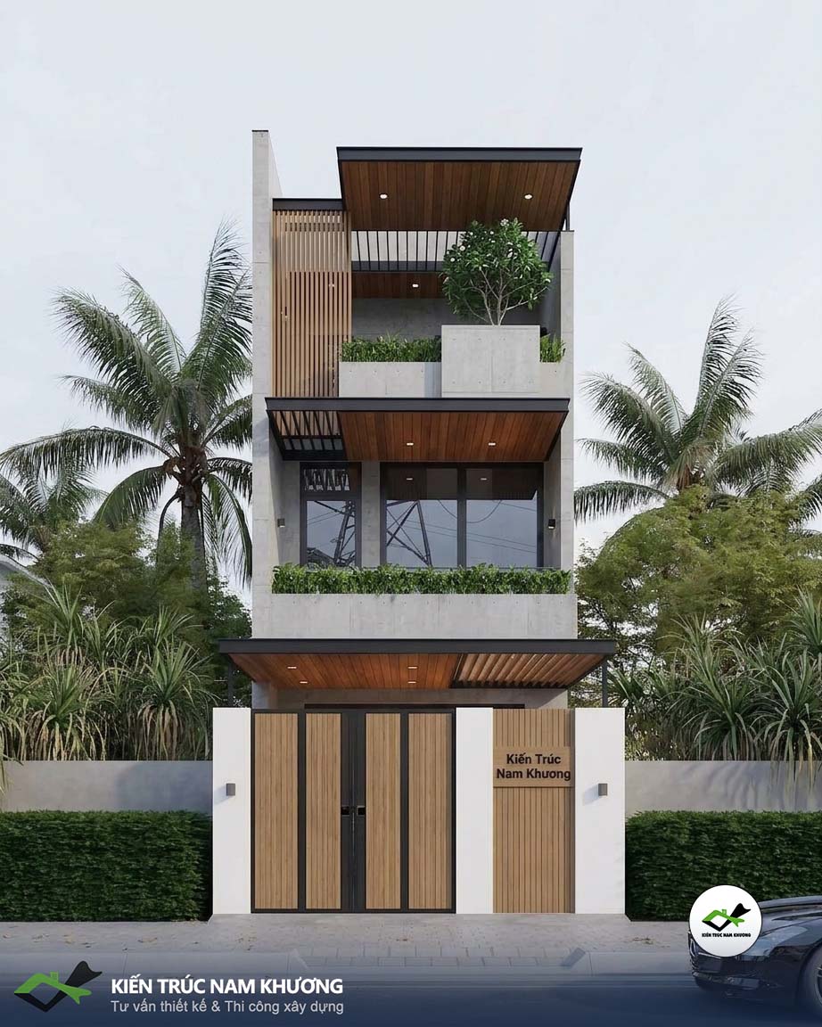 Thiết kế nhà phố hiện đại