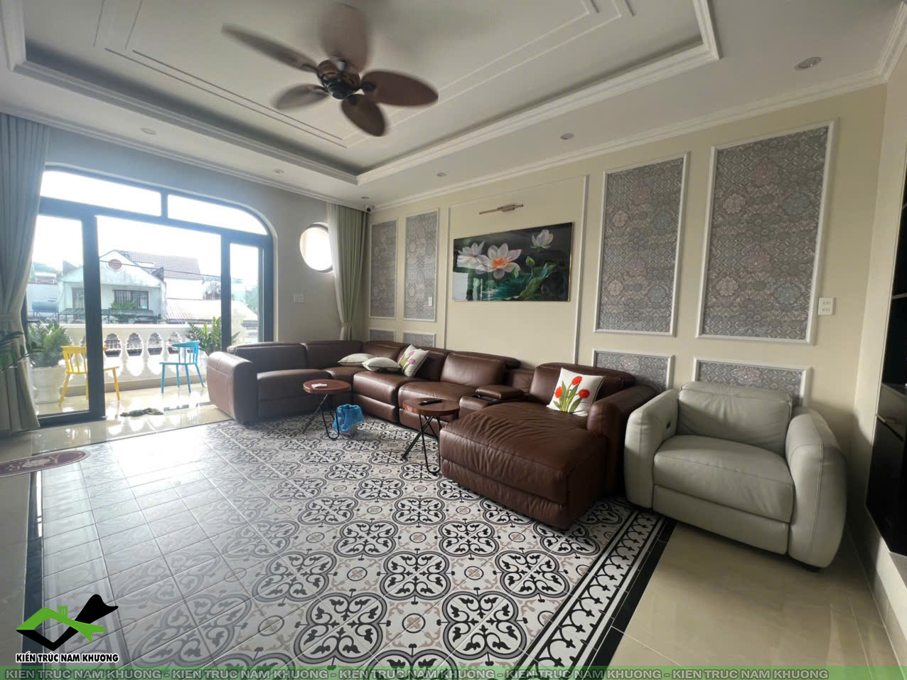 phòng khách của căn nhà 