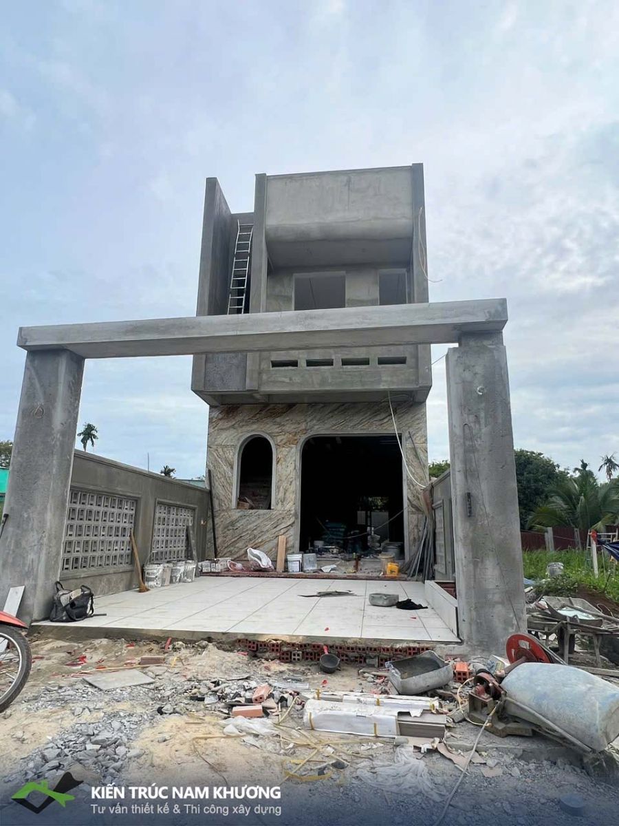 Tô chức thi công phần thô