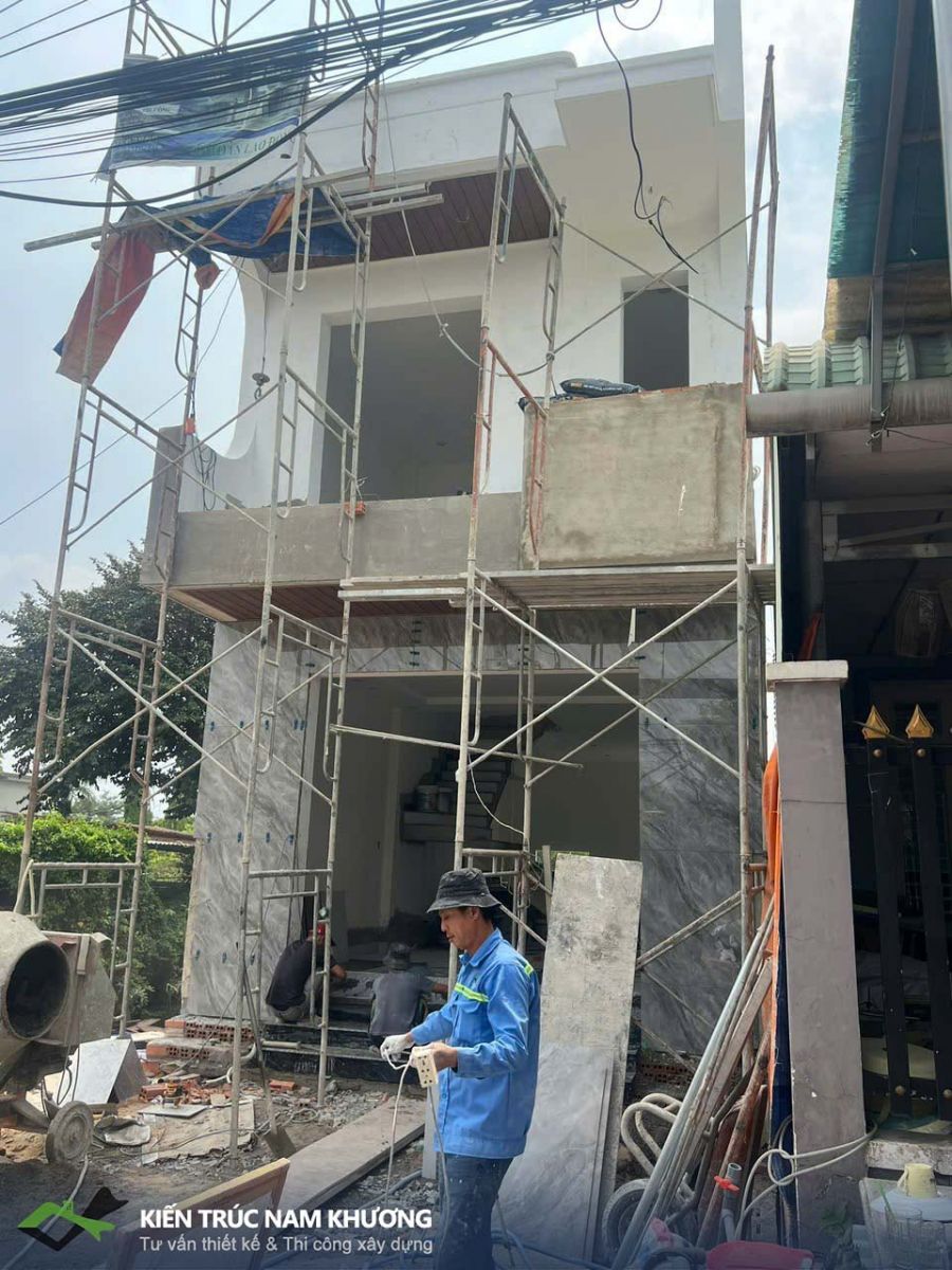 Tổ chức thi công nhà phố 5 mét 
