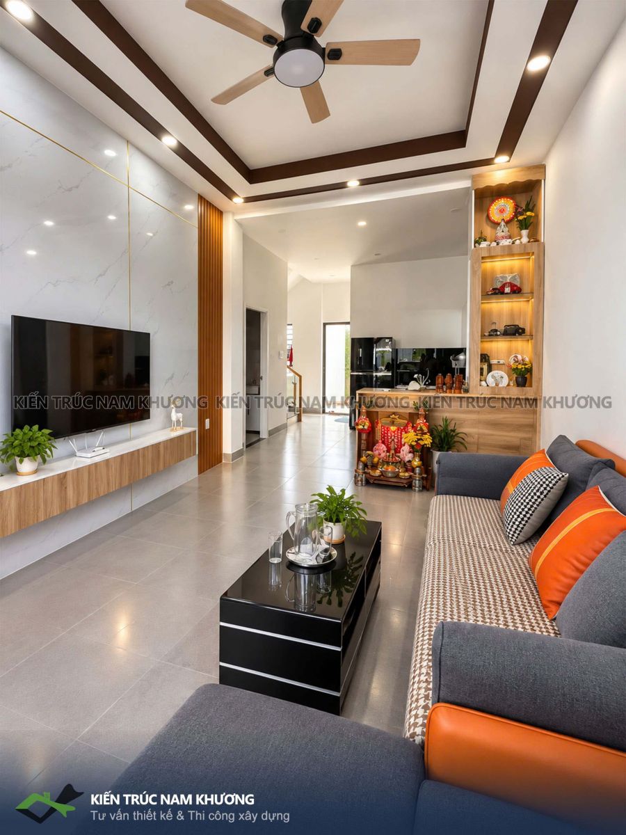 xây nhà 7x11 đẹp