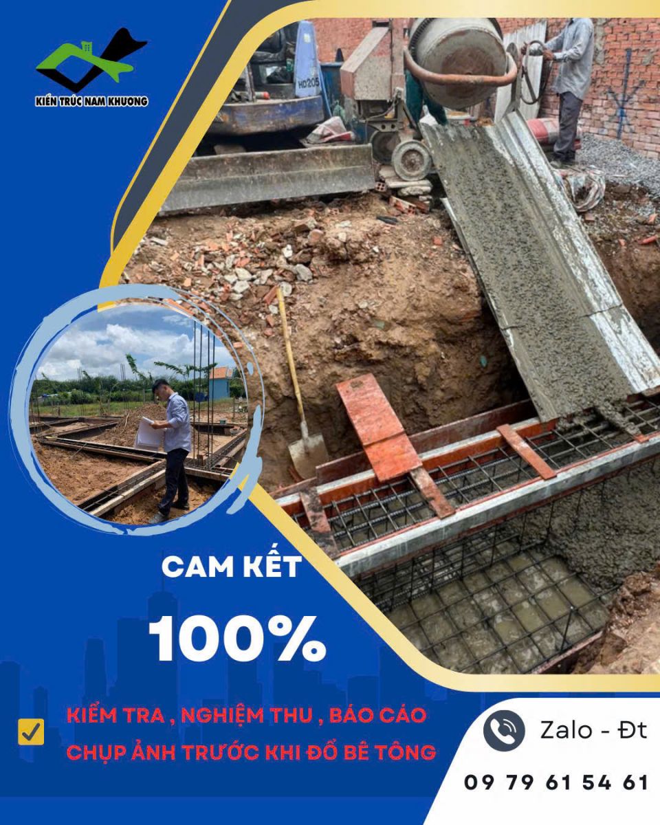 Tiêu chuẩn thi công chất lượng Kiến Trúc Nam Khương