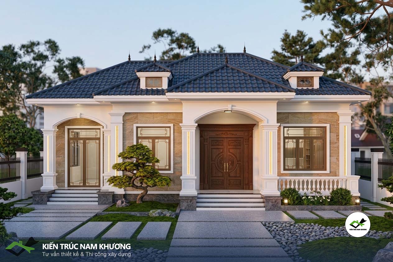 Nhà Cấp 4 Tân Cổ Điển đẹp