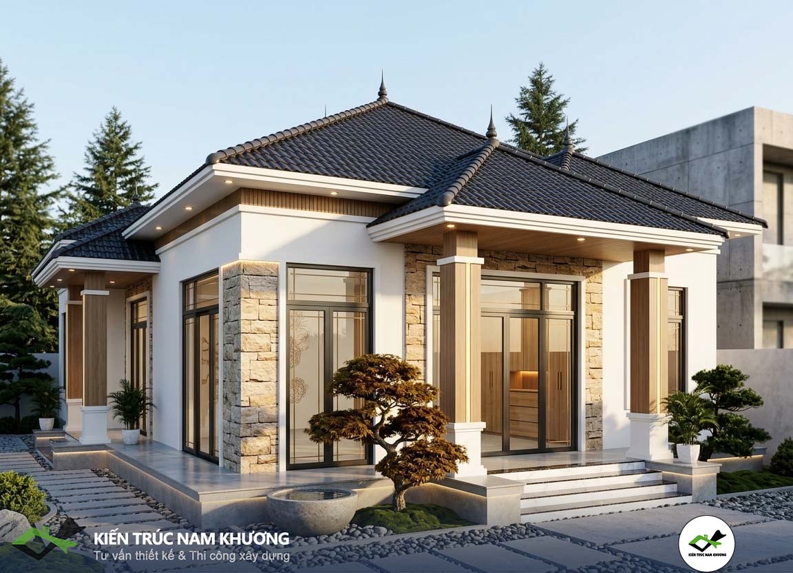 Mẫu Thiết Kế Nhà Mái Nhật Đẹp