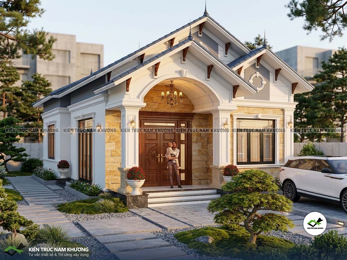 thiết kế nhà mái Thái tại Phú An