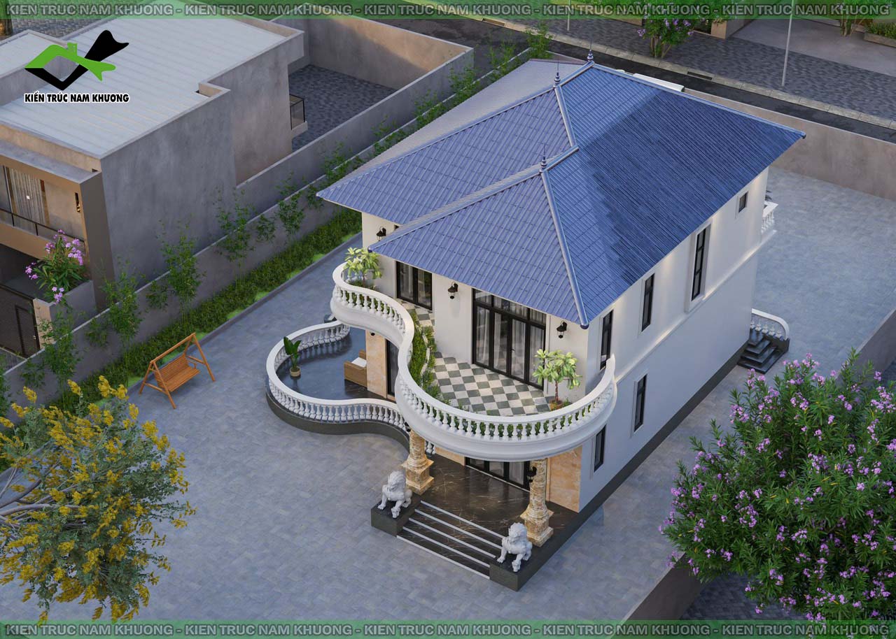 Thiết kế nhà biệt thự đẹp tại Bình Dương 
